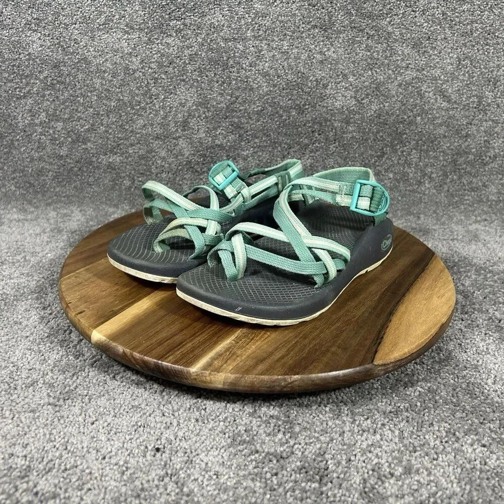 Chaco ZX/2 Classic Women’s Sz 6 Green Toe Loop Outdoor Trail Hiking Sandals Used